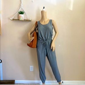 Derek Heart gray jumpsuit